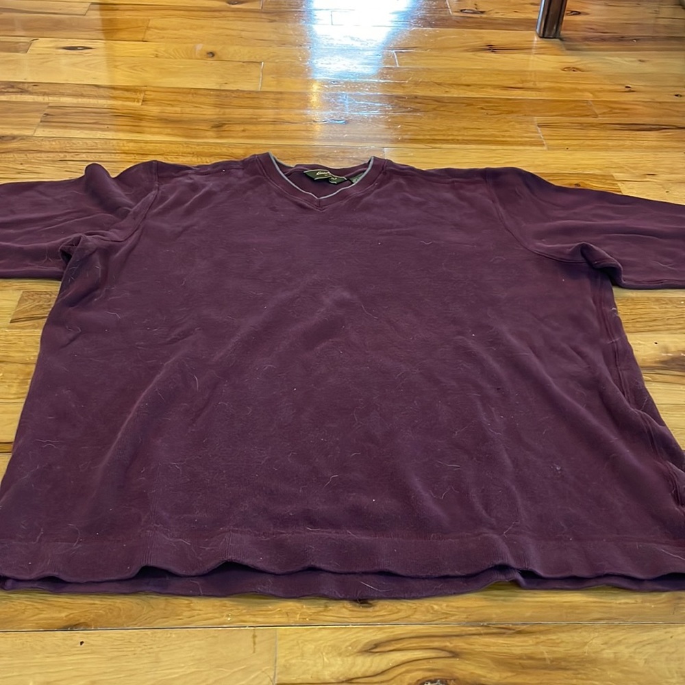 NWOT Purple Men’s Eddie Bauer Sweater